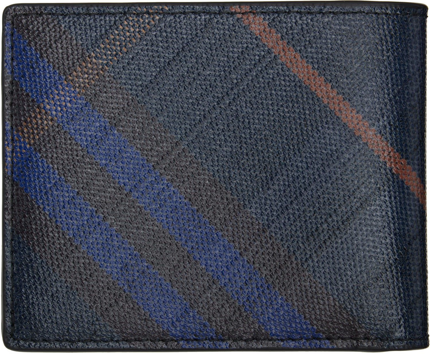Peňaženka Burberry Burberry Check Bifold Wallet Navy | 8112353, 1