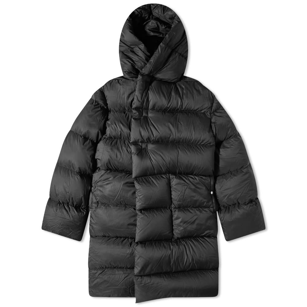 Prešívaná bunda Rick Owens Hooded Liner Long Down Jacket Čierna | RU02B2998-NZD3-09, 0