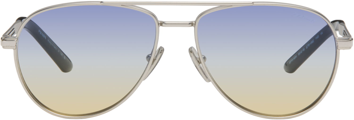 Slnečné okuliare Prada Aviator Blue-Yellow Gradient Sunglasses Rôznofarebný | 0PR A54S 27506Z60 8056262511619, 0