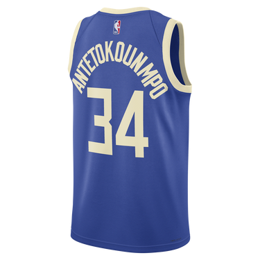 Dres Nike Dri-FIT NBA Swingman Giannis Antetokounmpo City Edition Basketball Jersey Modrá | FQ4349-481, 2
