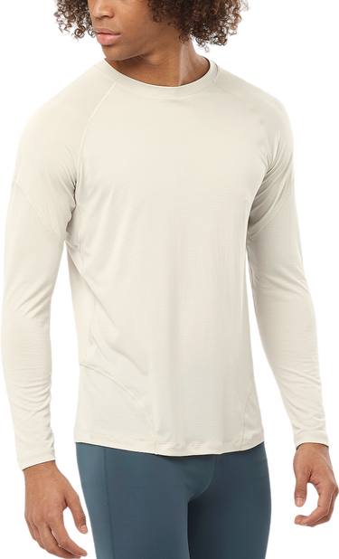 Tričko Salomon CROSS RUN Long Sleeve Tee Béžová | lc2265200, 0
