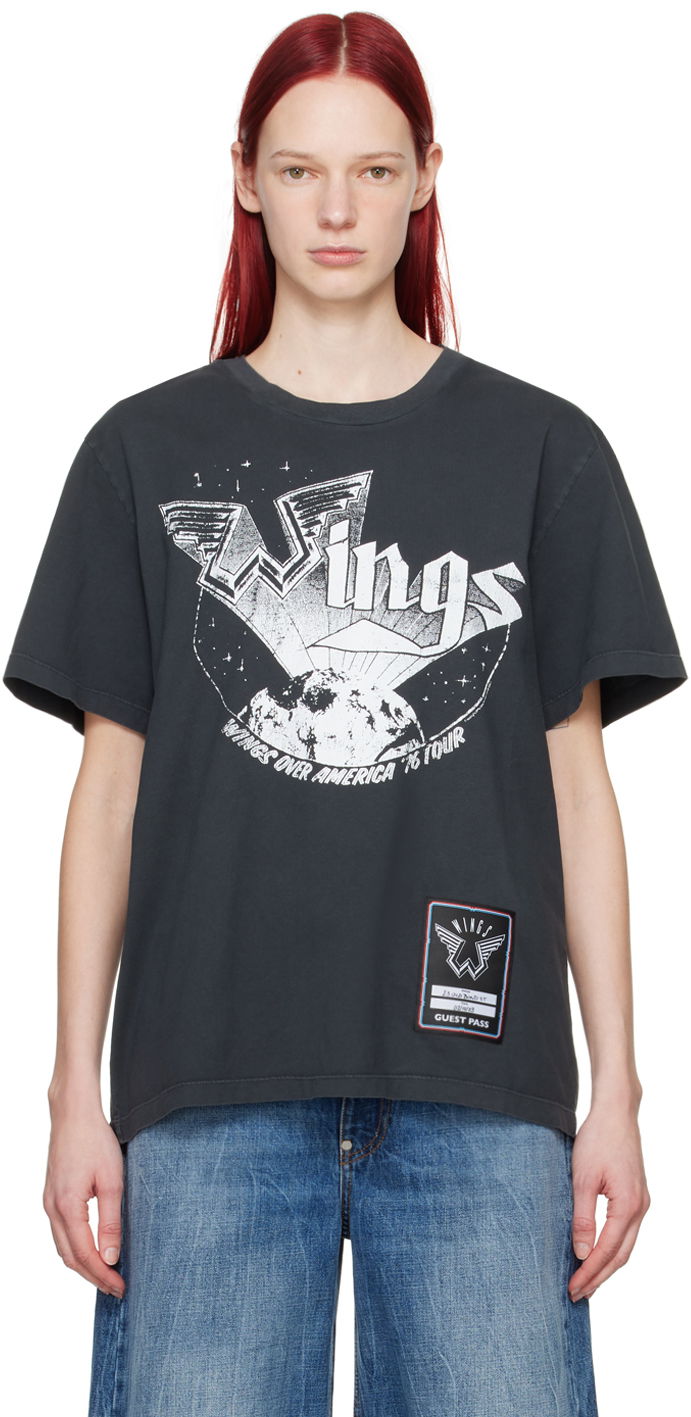 Tričko Stella McCartney 'Wings' Graphic T-Shirt Šedá | 6J01583SPY91, 0