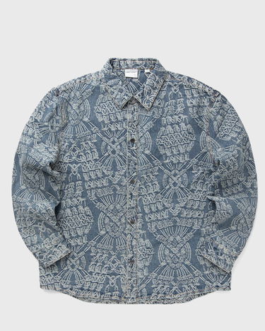 Košeľa DAILY PAPER Macrame Rahul Denim Shirt Modrá | 2513092, 1