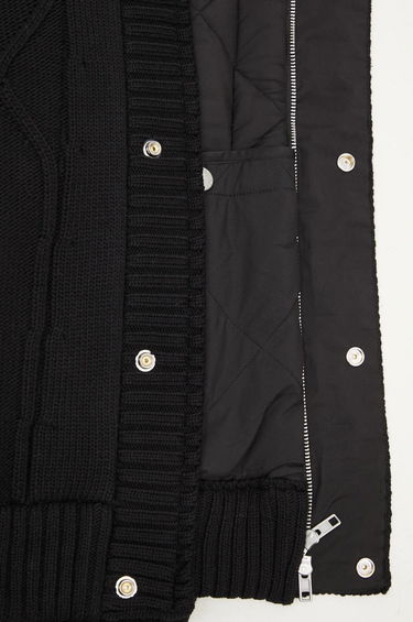 Sveter KENZO Oversized Knitted Jacket Čierna | FE65OU1419NC.99, 4