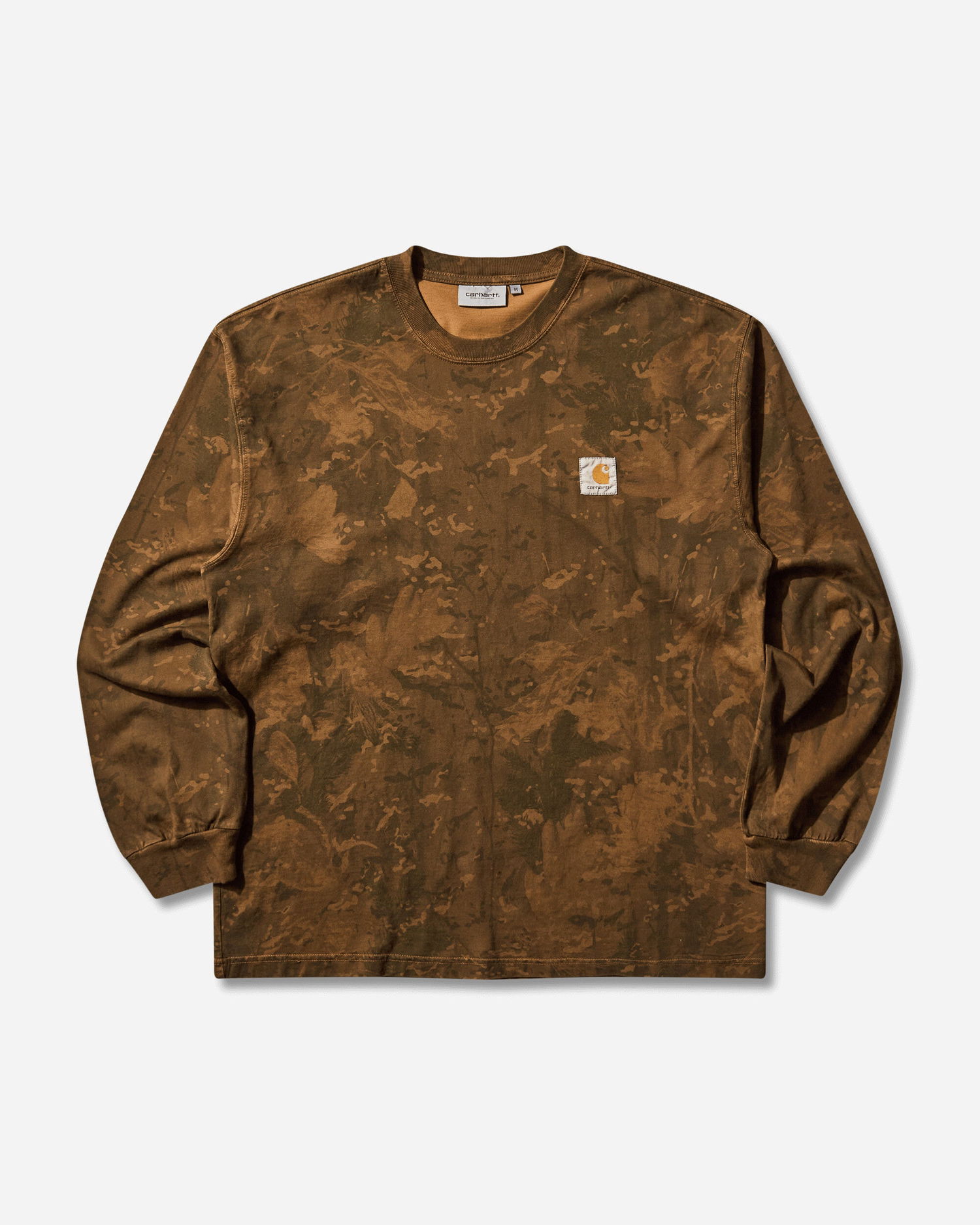 Tričko Carhartt WIP Camo Combi Garment Dyed Longsleeve T-Shirt Hnedá | I035858 3G1GD, 0
