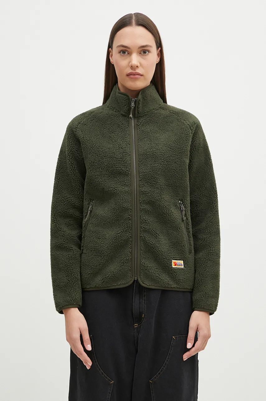 Bunda FJÄLLRÄVEN Vardag Pile Fleece W Zelené | F84789.662, 0