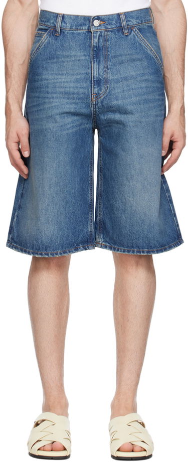 Šortky Coperni Coperni Knee-Length Denim Shorts Modrá | COPP86252MEN, 0