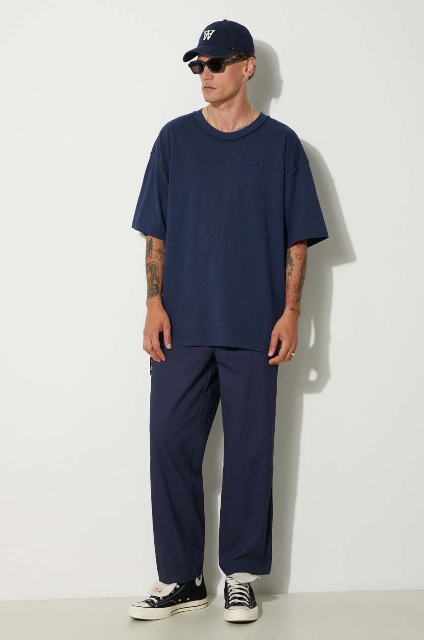 Cargo nohavice AAPE by A Bathing Ape AAPE Simple Cotton Pants Navy | AAPPTMA677XXM, 1