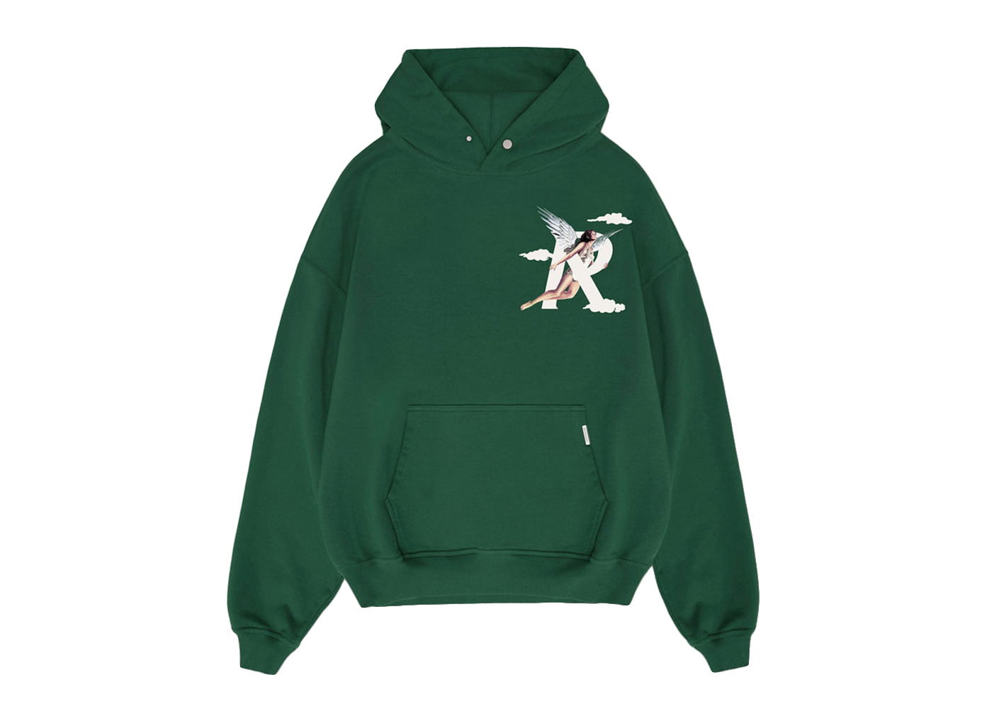 Mikina Represent Clo Represent Storms In Heaven Hoodie Racing Green Zelené | M04273-62, 0