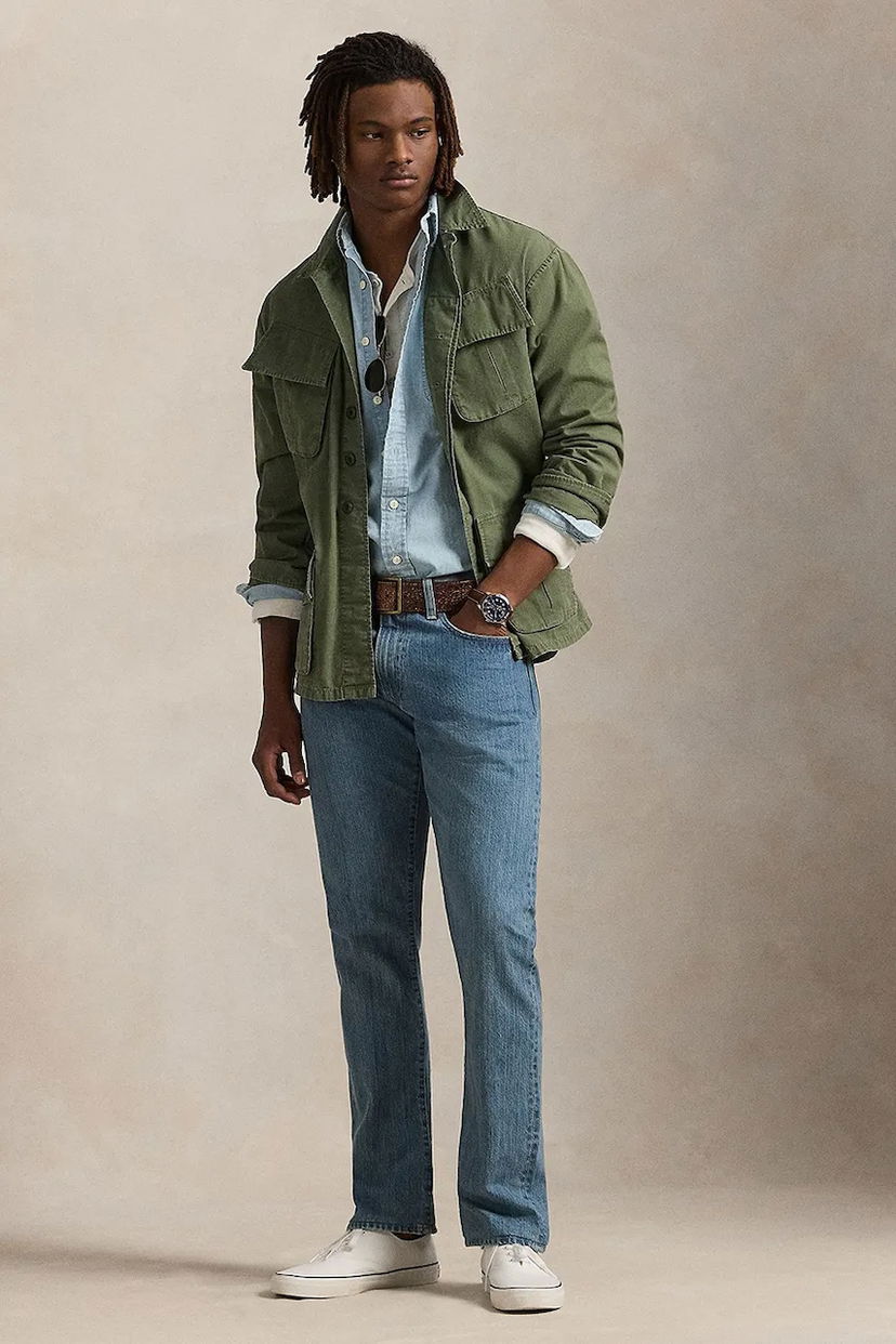 Džínsy Polo by Ralph Lauren Polo Ralph Lauren Straight Fit Jeans Modrá | 710977064