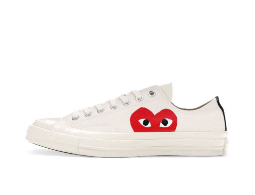 Tenisky a topánky Converse Comme des Garcons x Chuck 70s Low "PLAY" Biela | 150207C