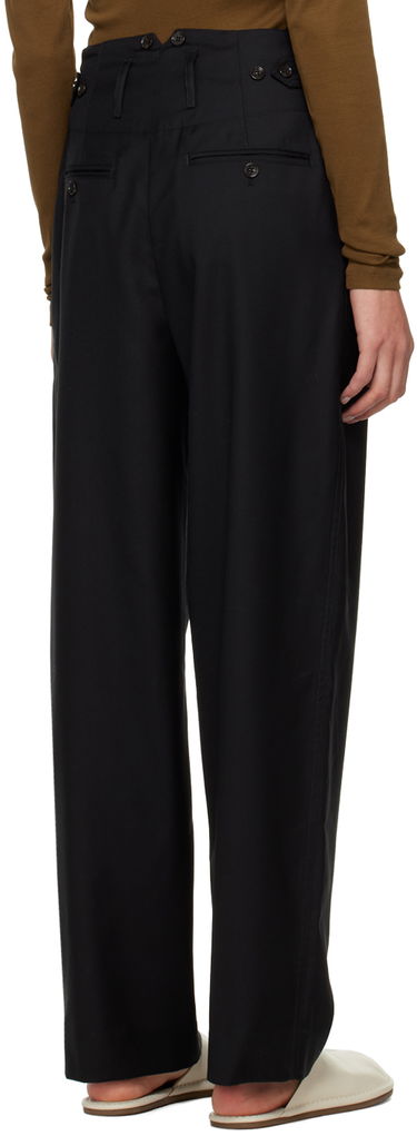 Nohavice TOTEME TOTEME Fluid Trousers Čierna | 224-2005-244, 2