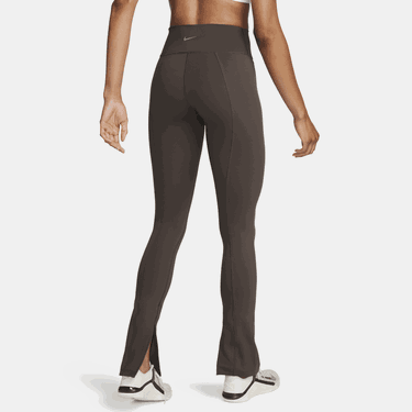 Legíny Nike High-Waist Leggings with Slits Zelené | FN4148-237, 2