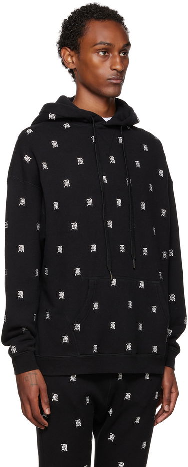 Mikina R13 R13 Allover Print Hoodie Čierna | R13WK005-K072A, 1