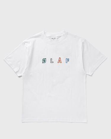 Tričko ØLÅF Olaf Sans Embro Logo T-Shirt, Size XL Biela | M200105-OPTICAL-WHITE, 0