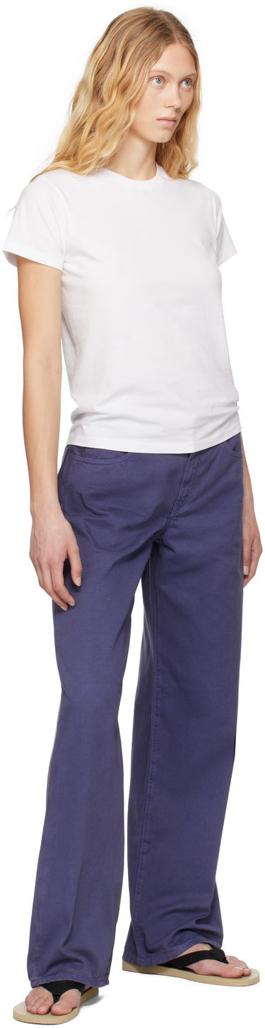 Nohavice The Row The Row Eglitta Wide-Leg Jeans Fialová | 6525-W3723, 3