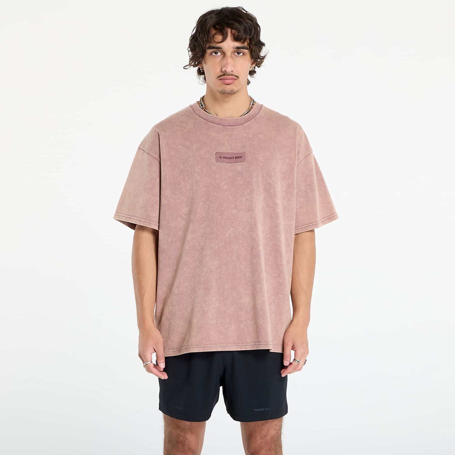 Tričko Under Armour Project Rock Hwt OS Tee Ružová | 6006763-651, 0
