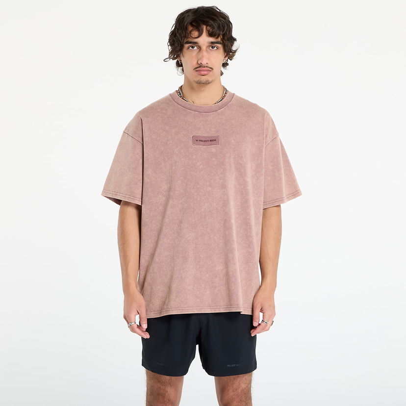 Tričko Under Armour Project Rock Hwt OS Tee Ružová | 6006763-651