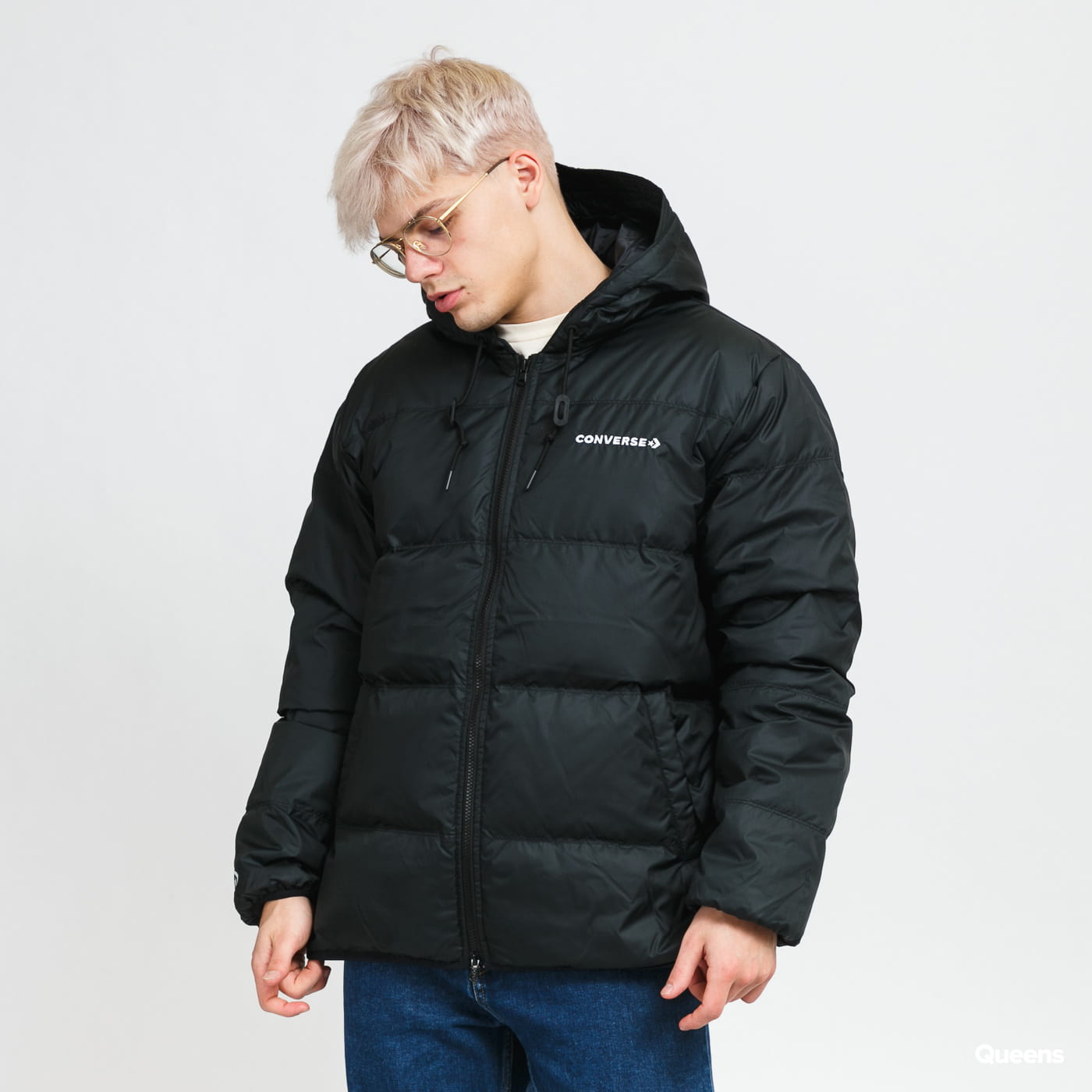 Bunda Converse Down Short Jacket Čierna | 10021981-A01, 0