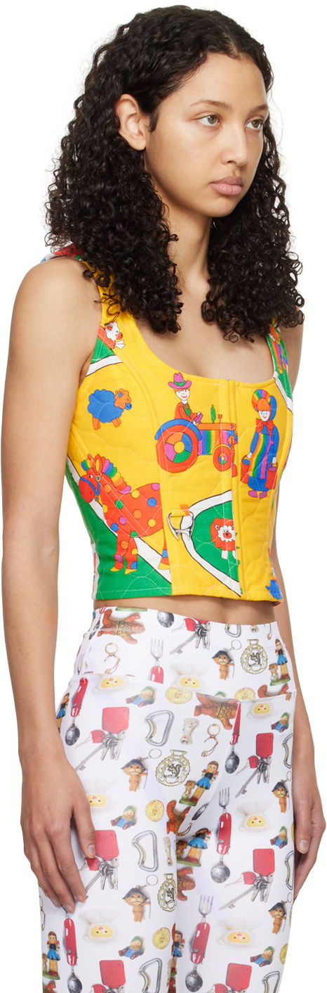Tielko Chopova Lowena Chopova Lowena Losi Quilted Tank Top Žltá | 2213, 1