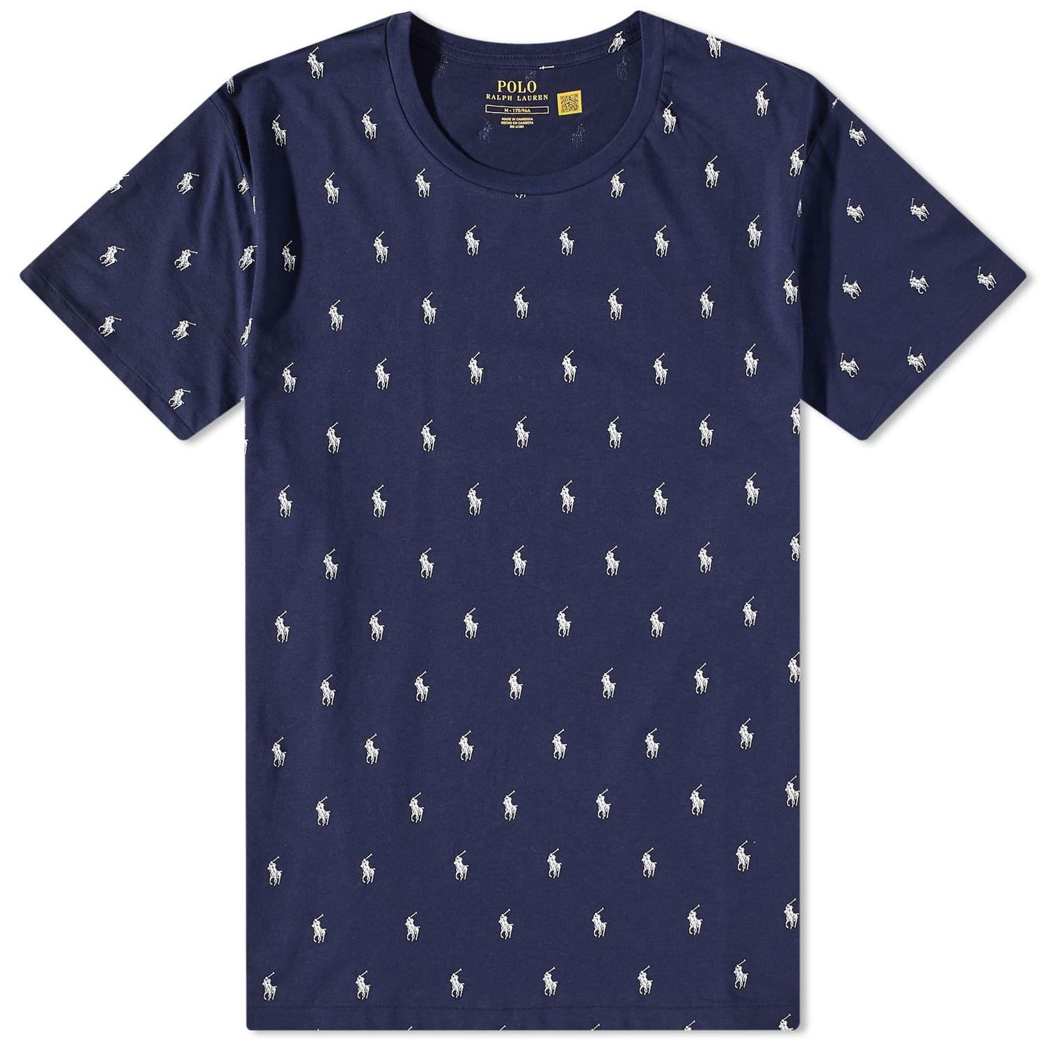Tričko Polo by Ralph Lauren All Over Pony Sleepwear Tee Navy | 714899612006, 0