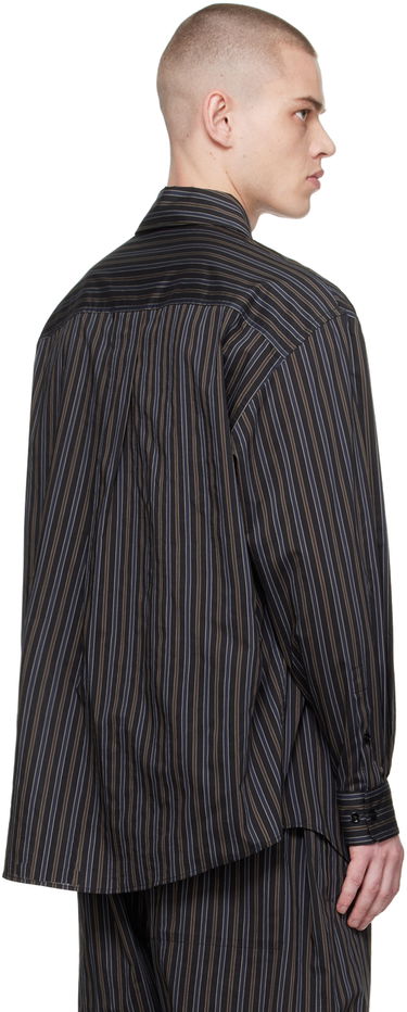 Košeľa LEMAIRE Lemaire Striped Regular Shirt Čierna | SH1095 LF1247, 2