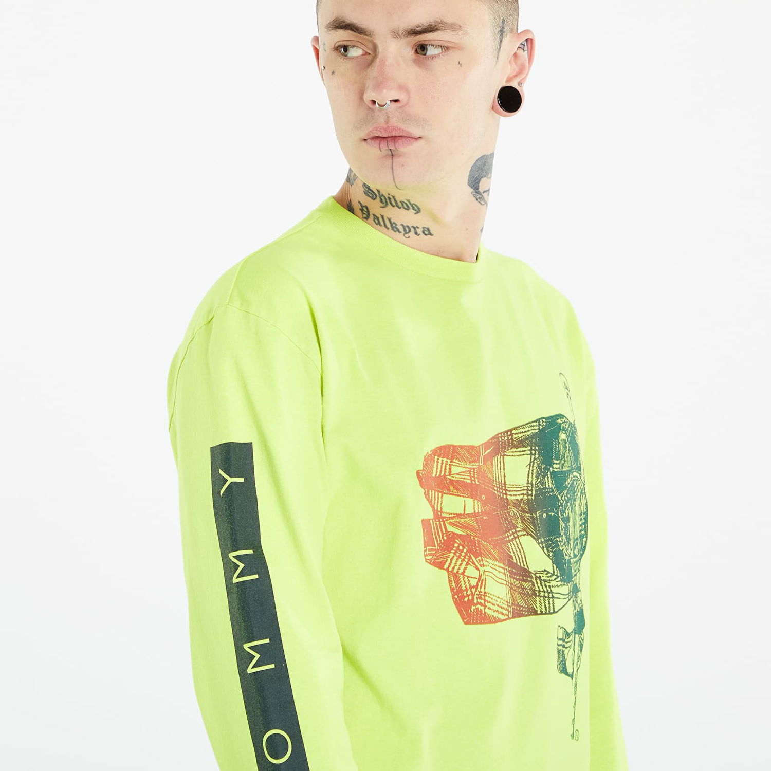Tričko Tommy Hilfiger x Aries Long Sleeve Tee Žltá | DM0DM16549 ZAA, 0