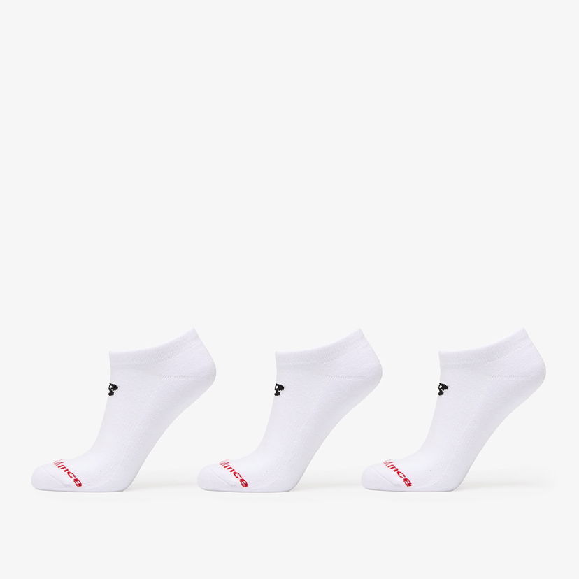 Ponožky New Balance Everyday No Show Socks 3-Pack Biela | LAS51453WT