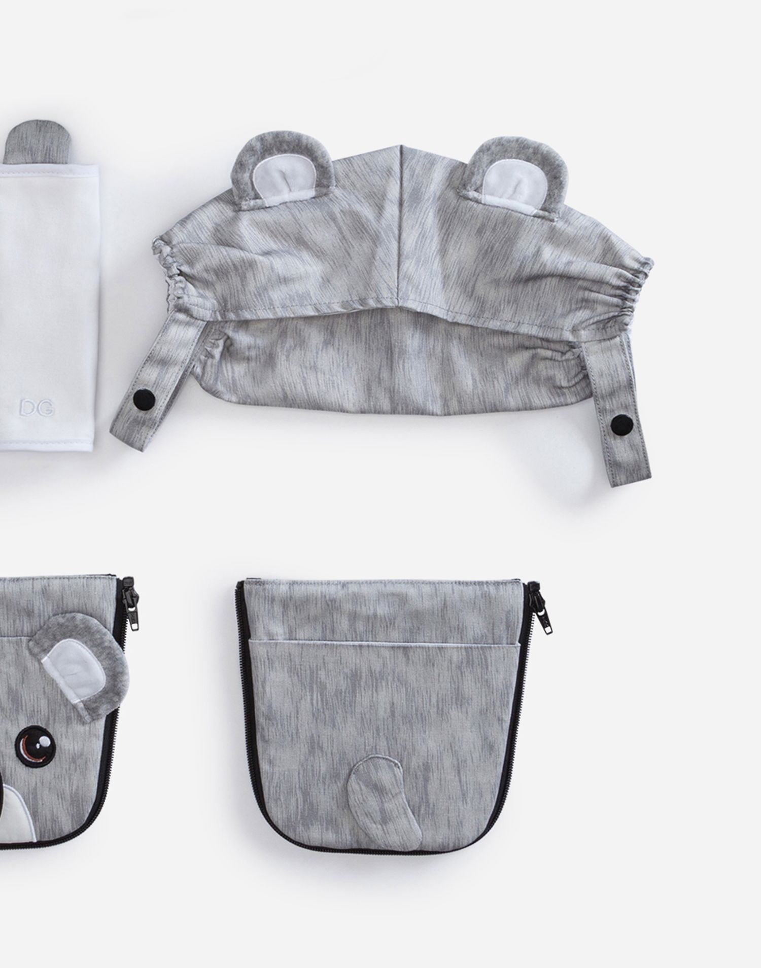 Ponožky Dolce & Gabbana Dolce & Gabbana Koala Baby Carrier Cover Set Biela | LCJA09G7QUDS9000, 1