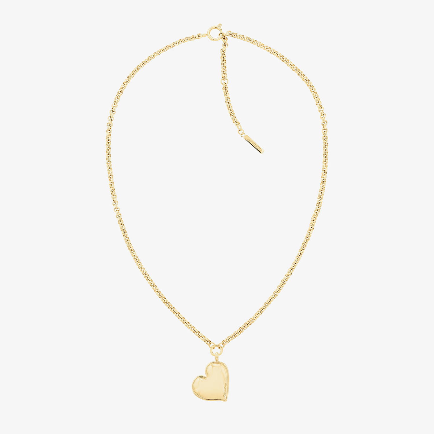 Náhrdelník CALVIN KLEIN Heart Pendant Chain Necklace Metalická | 35000295, 1