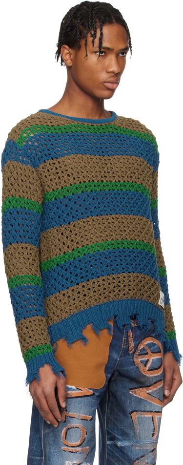 Sveter Andersson Bell Andersson Bell Damaged Stripe Knit Sweater Rôznofarebný | atb1239u, 4