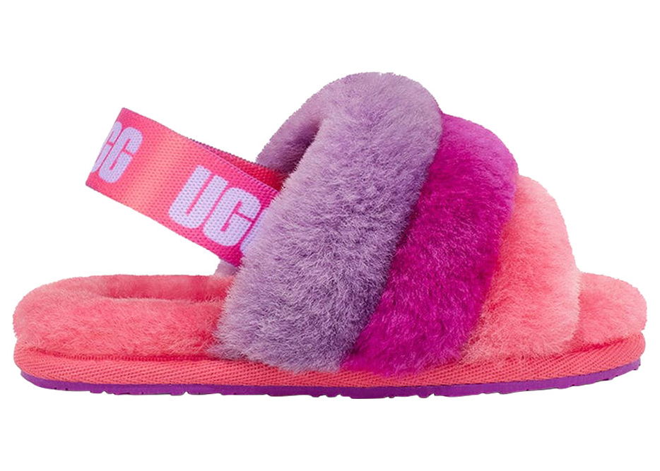 Tenisky a topánky UGG Fluff Yeah Slide Purple Rôznofarebný | 1120073T-PPRB, 0