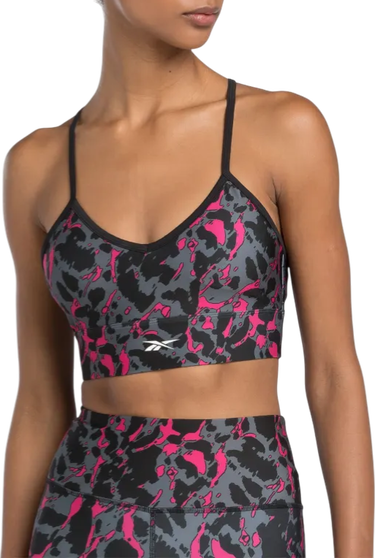 Podprsenka Reebok Reebok ID Train Printed Sports Bra Rôznofarebný | 100208502, 3