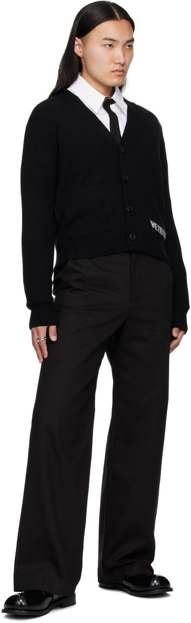Nohavice We11done We11done Eyelet Detailed Trousers Čierna | WD-PT0-25-269-M-BK, 3