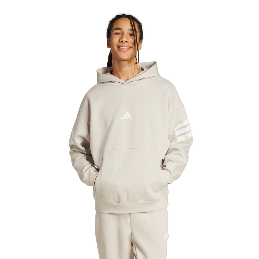 Mikina adidas Originals Men's Fleece Hoodie Béžová | JW7099