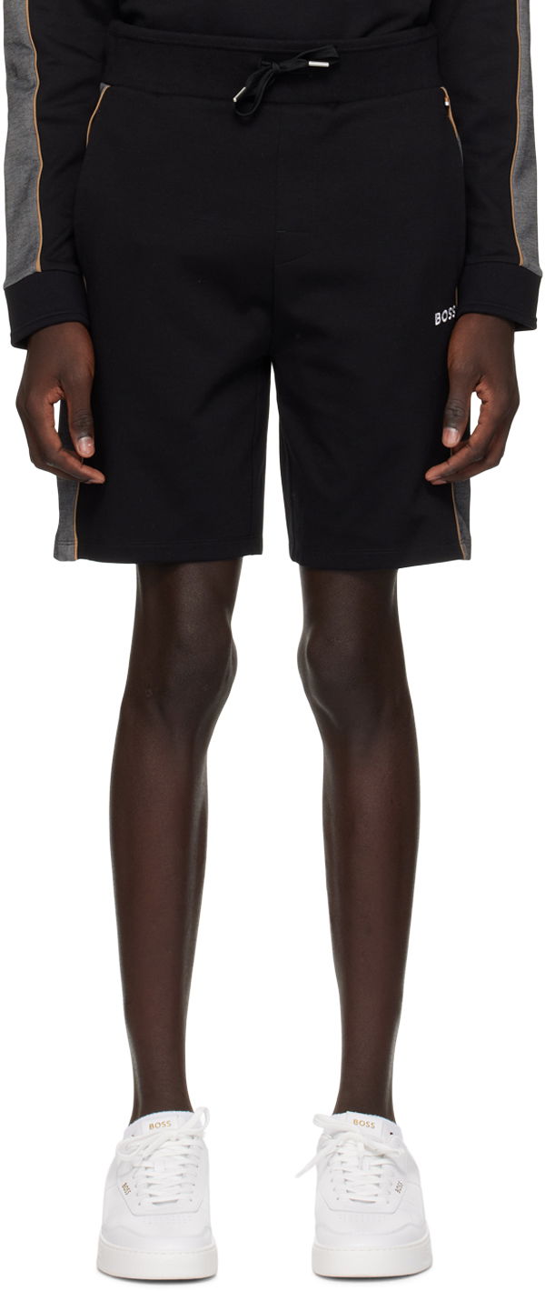 Šortky BOSS Straight-Leg Shorts Čierna | 50511042