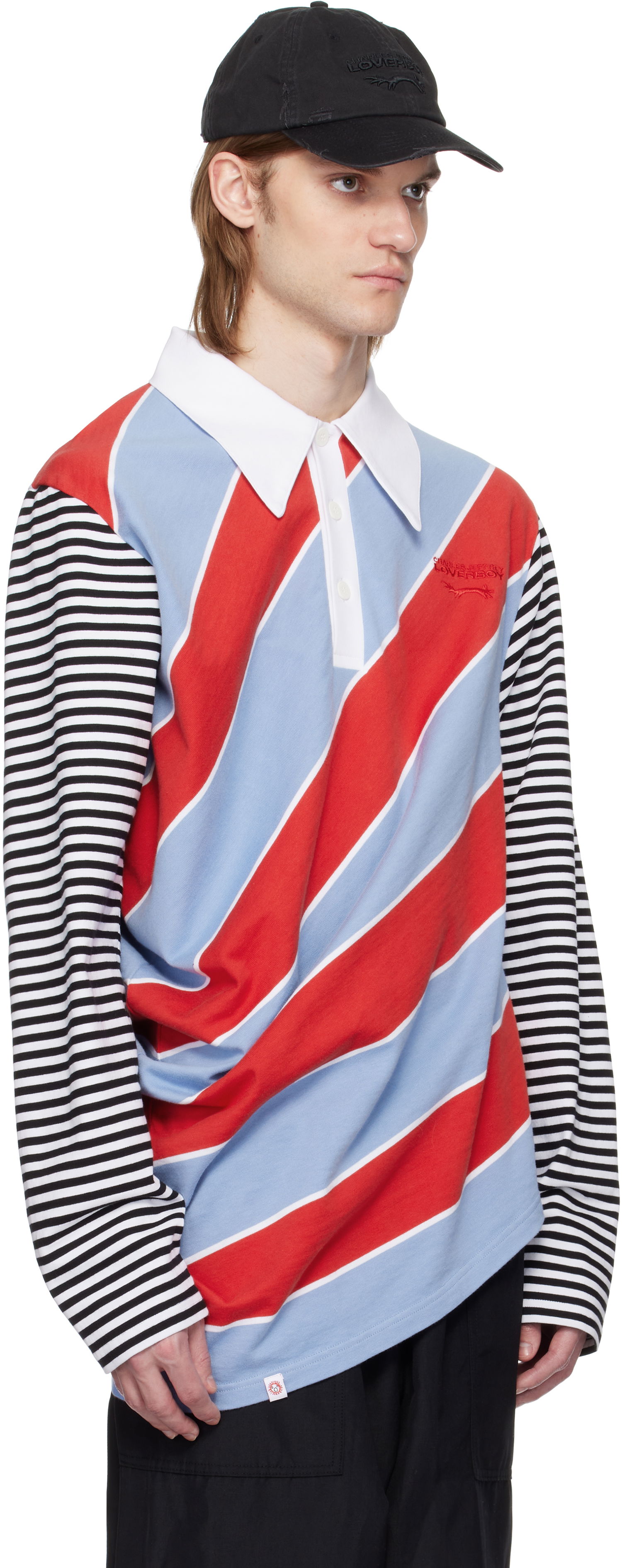Polo tričko Charles Jeffrey Loverboy Charles Jeffrey LOVERBOY Topsy Turvy Rugby Polo Rôznofarebný | 54101201, 1