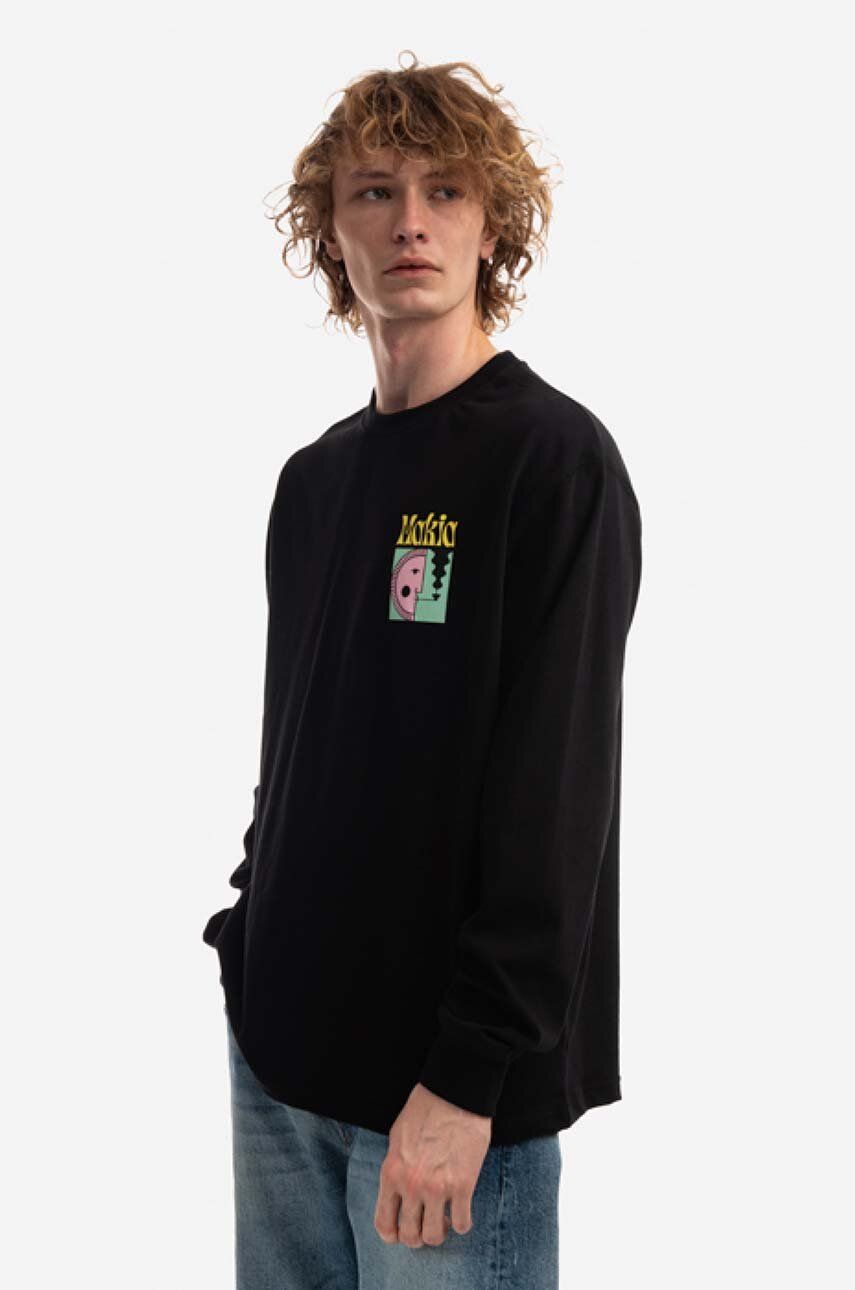 Tričko Makia Long Sleeve T-Shirt Čierna | M40108, 0
