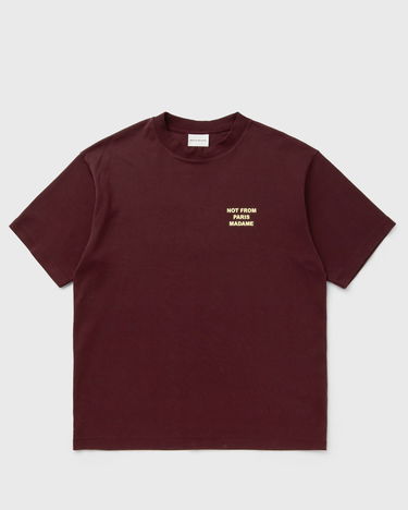Tričko Drôle de Monsieur Drôle de Monsieur Slogan T-Shirt Vínová | I-TS203-CO002-WN, 0