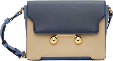 Taška cez rameno Marni Marni Trunkaroo Medium Leather Shoulder Bag Béžová | SBMP0195U1 P6948, 0