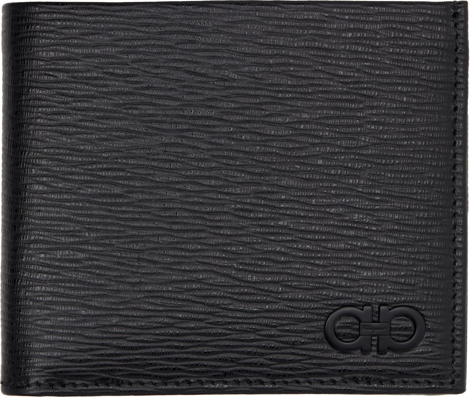 Peňaženka FERRAGAMO Coin Pocket Wallet Čierna | 733323, 0