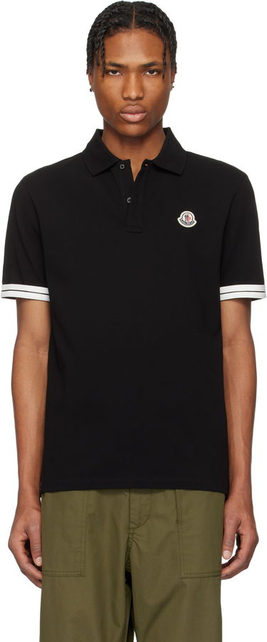 Polo tričko Moncler Moncler Archivio Short Sleeve Polo Čierna | K10918A0002789ALK, 0