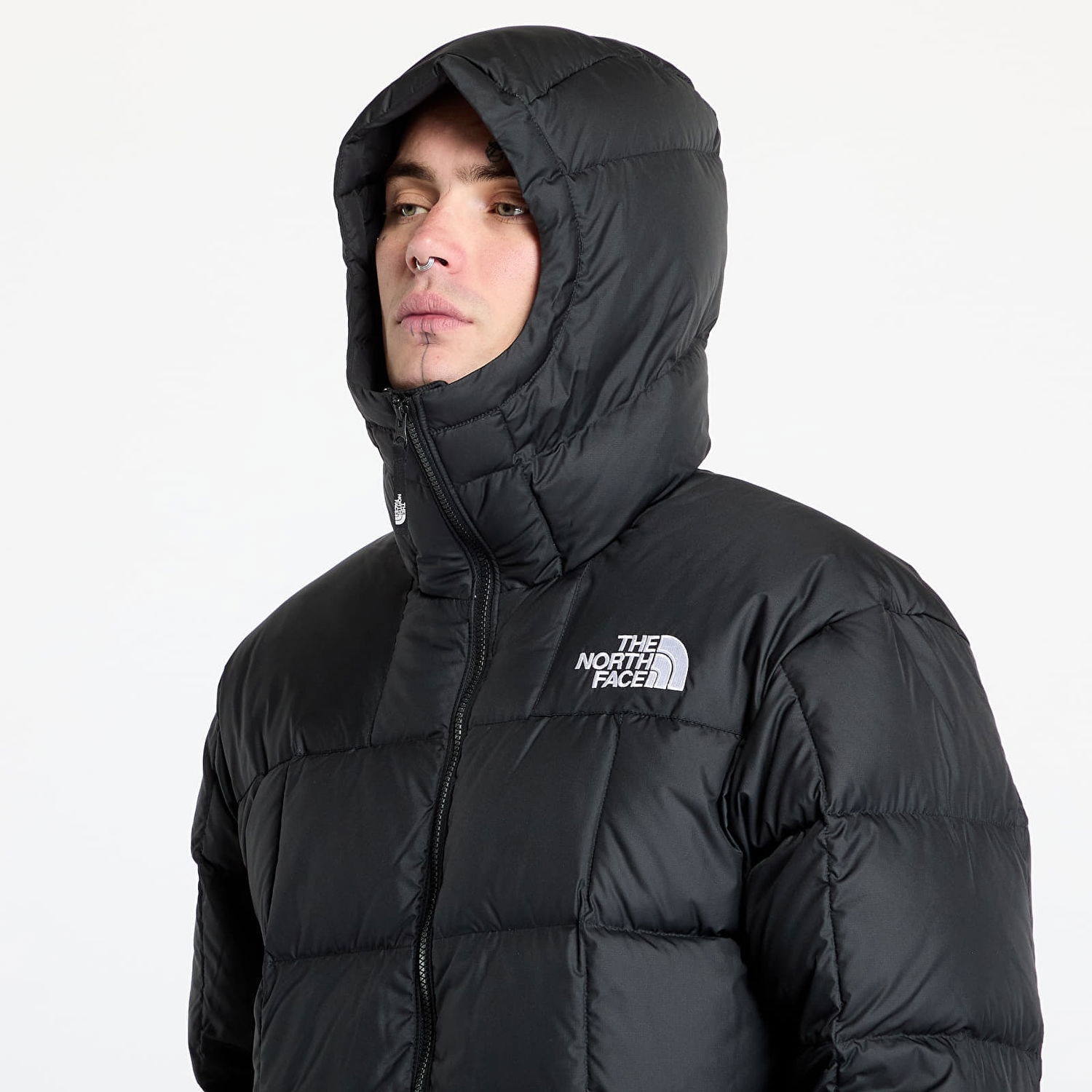 Prešívaná bunda The North Face Lhotse Hooded Jacket TNF Čierna | NF0A853C4H01, 1