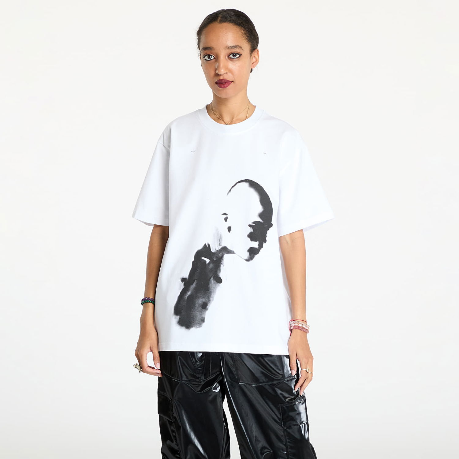 Tričko HELIOT EMIL AI Generated Print T-Shirt Biela | HE_M_09_041_C07_WHT02, 1