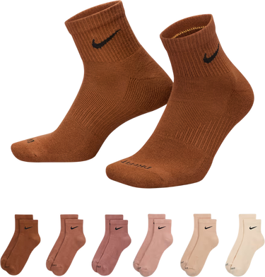 Ponožky Nike Everyday Plus Cushioned Ankle Socks 6 Pairs Béžová | SX6899-904, 2