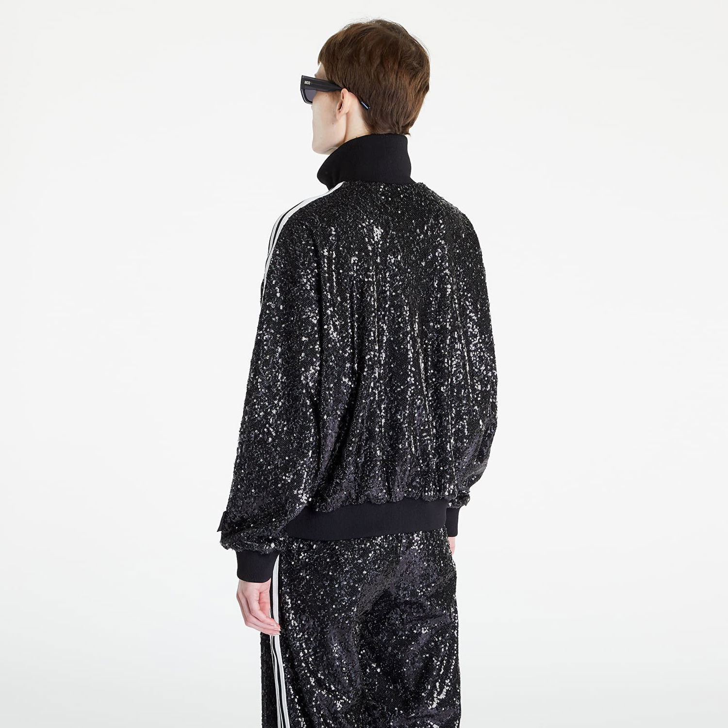 Bunda adidas Originals Blue Version Sequin Track Jacket Čierna | HM2054, 1