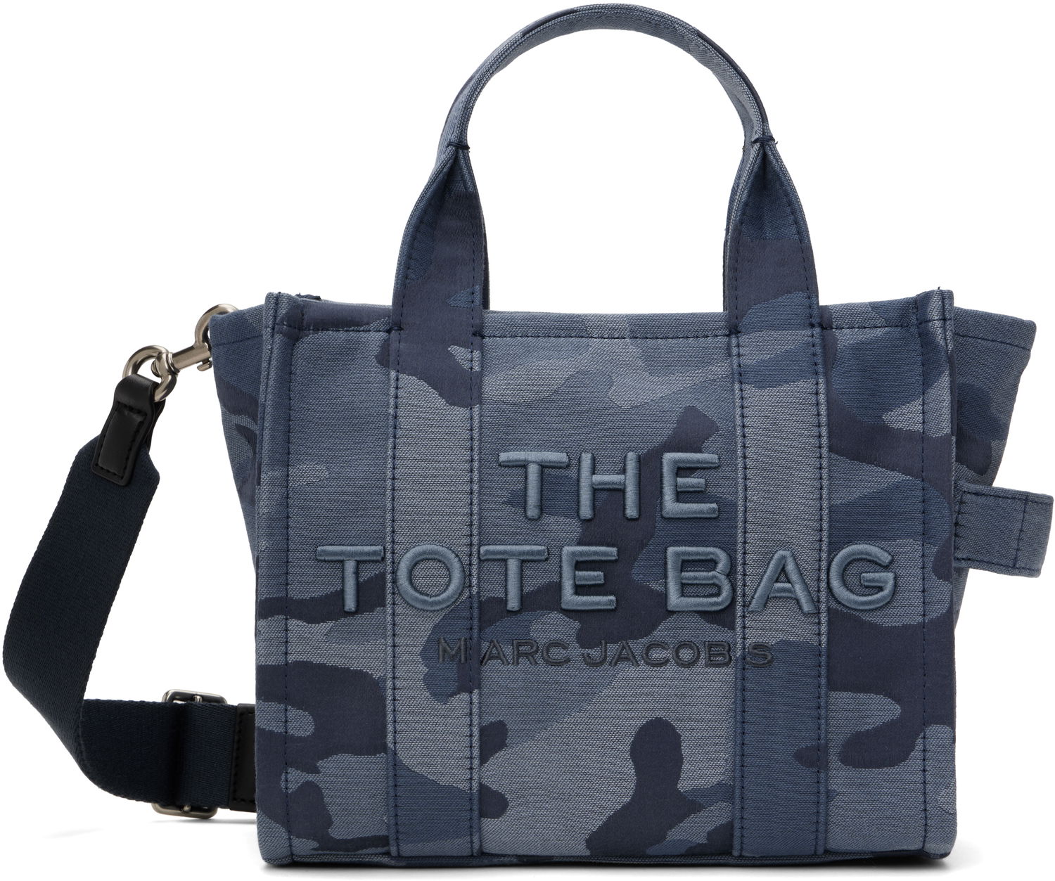 Tote bag Marc Jacobs Marc Jacobs 'The Camo Jacquard Small' Tote Bag Modrá | 2S4HTT003H03, 0