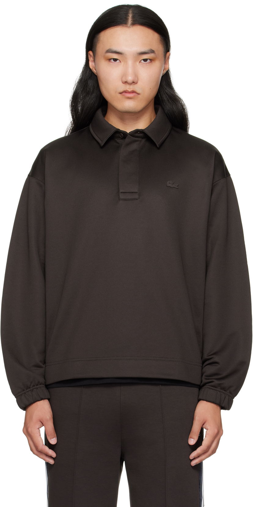Polo tričko Lacoste Lacoste Tier 0-1 Polo Shirt Hnedá | SH5887_SKB