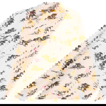 Košeľa Human Made Bear and Duck Pattern Flannel Shirt Ružová | HM30SH011-WHT, 0