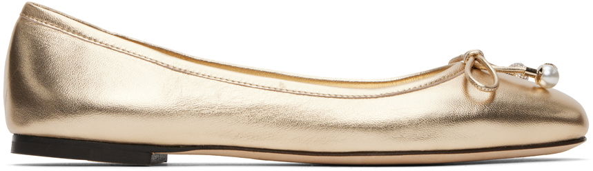 Tenisky a topánky Jimmy Choo Elme Ballerina Flats Metalická | ELME FLAT MNA, 0
